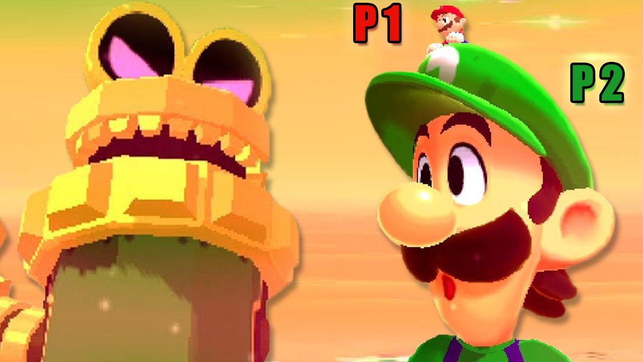 We Made Giant Battles In Mario And Luigi Co-op PURE CHAOS
