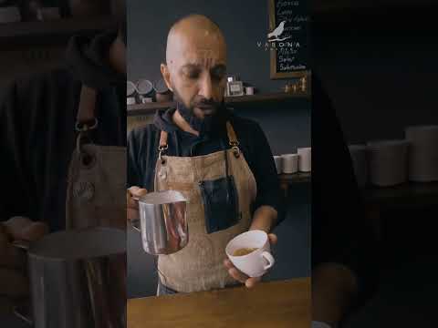 Basit Latte Art yapımı? Latte Art nasıl yapılır? #kahve #latteart #lattearttutorial #latteartyapımı