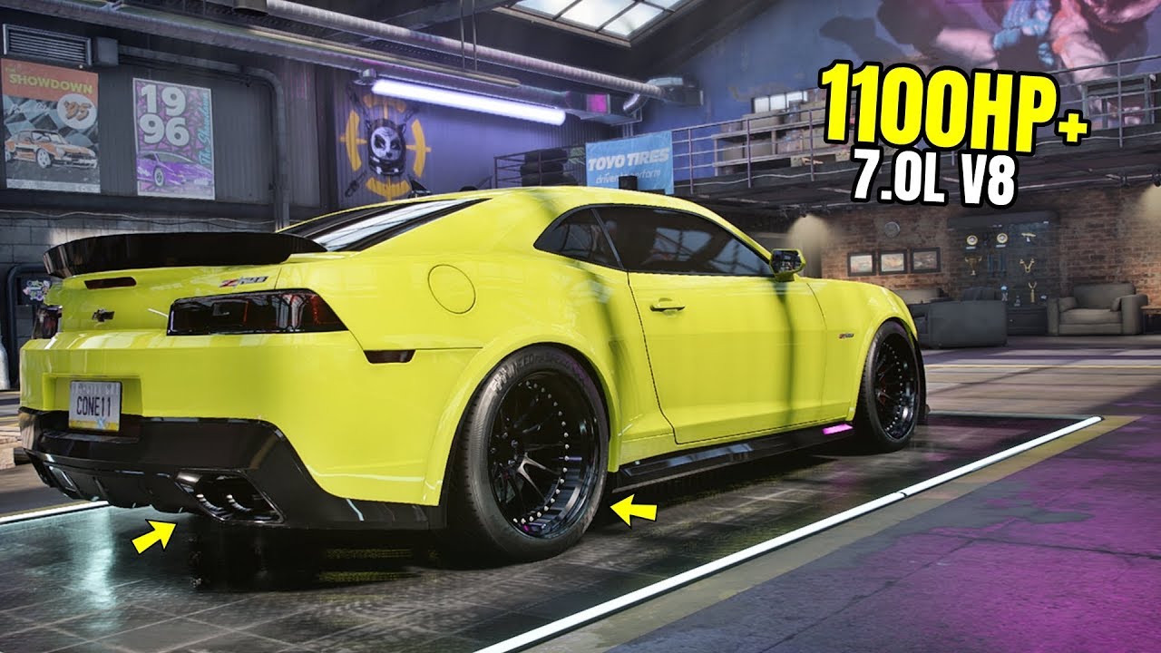 Need For Speed Heat Gameplay 1100hp Chevrolet Camaro Z28 Customization Chevrolet Camaro Need For Speed Camaro