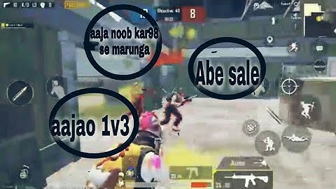 Random player call me noob I challenge for 1v3 room | pubg mobile | Hunt gaming