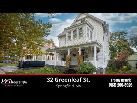 32 Greenleaf St., Springfield, MA home video tour