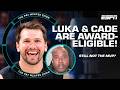 Luka and Cade are award-eligible 🏅 Still doesn’t change QRich’s MVP pick 👀 | The Pat McAfee Show