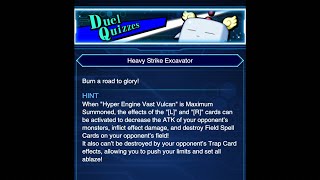 Yu-Gi-Oh! Duel Links - How To Solve Quiz Duel: Heavy Strike Excavator? screenshot 5