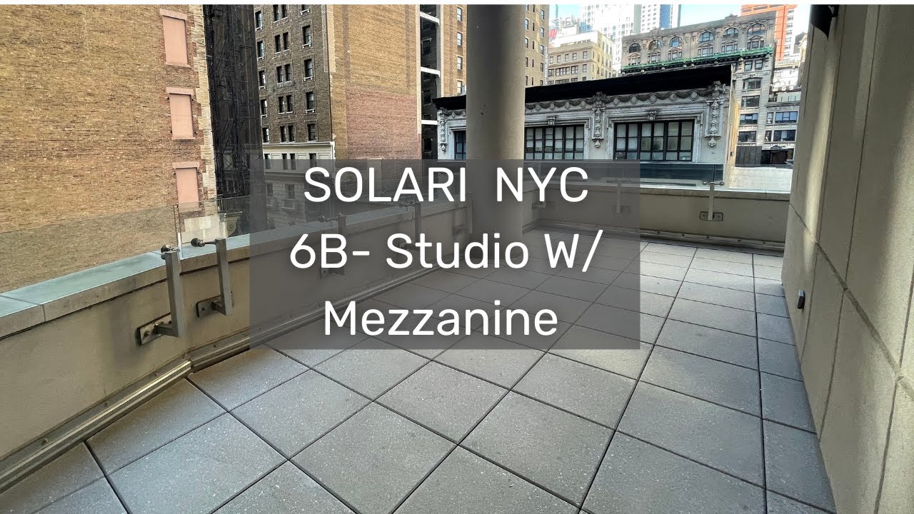 Solari NYC - 6B (Studio with Large Private Terrace)