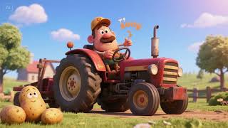 The Potato Song On The Tractor Nursery Rhymes & Kids Songs