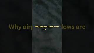 Airplane windows are round because square windows can crack under pressure much more easily. ✈️