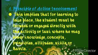 Basic Principle of Teaching and Educational Technology The Principles Of Educational Technology In The Classroom