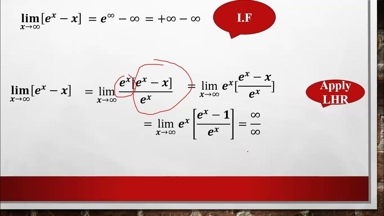 5) limit of an exponential Function - YouTube