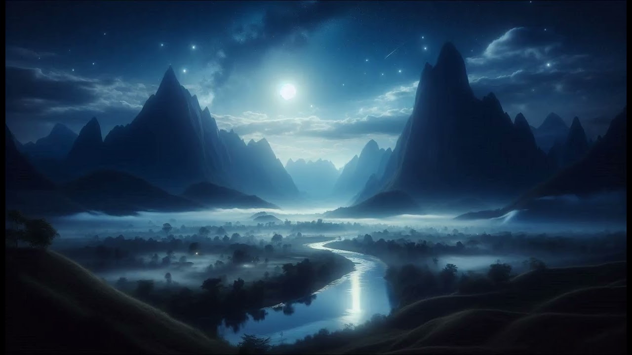 Moonlit River – Relaxing Piano Sleep Music | 1 Hour Sleep Music