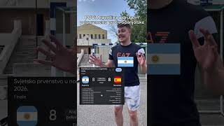POV: Argentina u prvom poluvremenu protiv Španjolske🇦🇷🇪🇸 #balkan #pabstv
