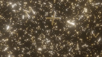 020 Free BG - Blender Particle Text