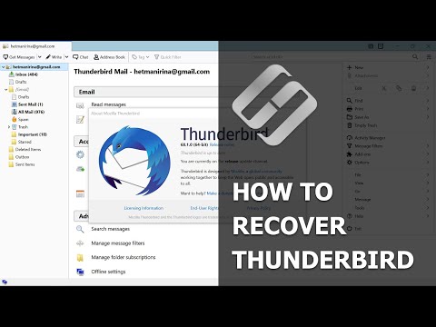 ⚕️How to Recover Emails📧, Contacts and Profiles in Mozilla Thunderbird (2021)