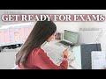 Exam prep getting ready for studying 247  study vlog
