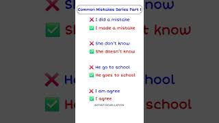 Common English Mistakes You Must Stop ✋️ | Learn English Fast #Shorts #englishvocabulary