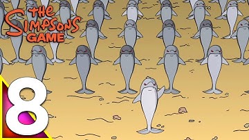 The Simpsons Game (PS2) | Part 8: The Day of the Dolphin | 100% Walkthrough (No Commentary)