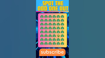 Find The Odd One Out Emoji Challenge 47🕵️‍♂️😀  #emojichallenge #quiz #spotthedifference