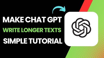 How To Make Chat GPT Write Longer Texts (10000+ words)-chatgpt long answer