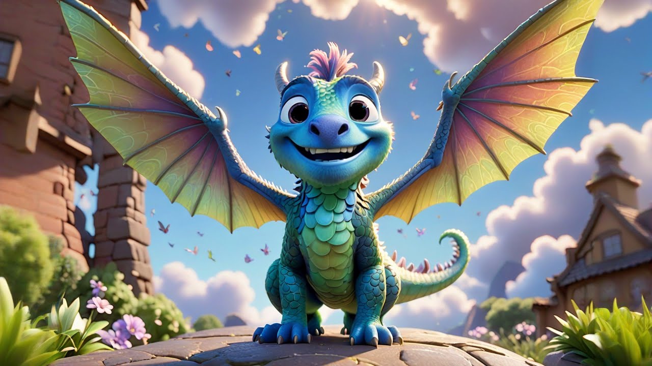 Four Dancing Dragons Cast a Spell | Magical Fantasy Rhyme for Kids | Counting Song and Learning Fun