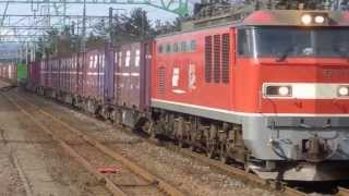 ＥＦ５１０－１３牽引４０９３レ犀潟通過
