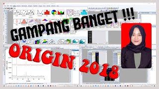 GAMPANG BANGET!!!! CARA MENGOLAH DATA XRD DI SOFTWARE ORIGIN 2018!!!