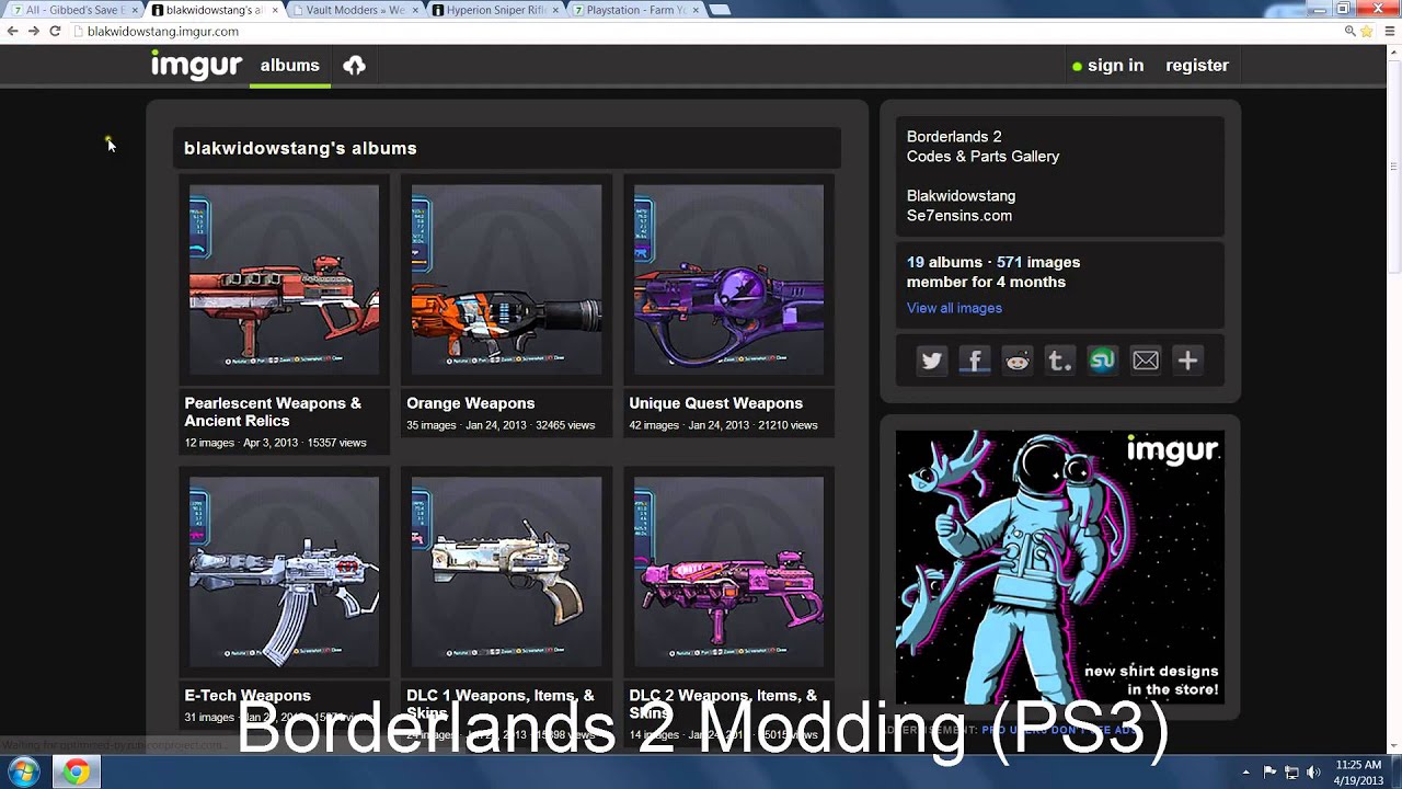 how to use gibbed save editor borderlands 1 pc revision 10