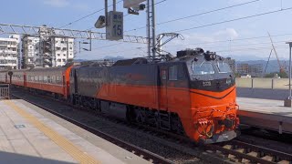 Taiwan Railway【Enlist Special Train 6837】Future Exp. Painted Locomotive E238 w/ 11 Cars 2021.12.02