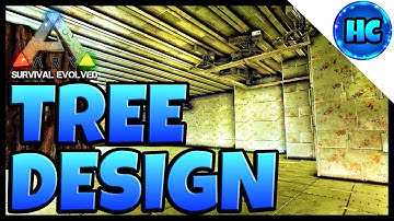 ARK TREE HOUSE BASE DESIGN (pvp) *EASY!*