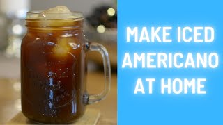How to Make Starbucks-Style Iced Americano at Home | Easy DIY Recipe!