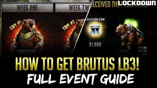 TWD RTS: How to Get Brutus LB3! Full Event Guide - The Walking Dead: Road to Survival screenshot 3