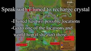How to Obtain and Recharge Teleport Crystal (Lletya teleport) [OSRS]