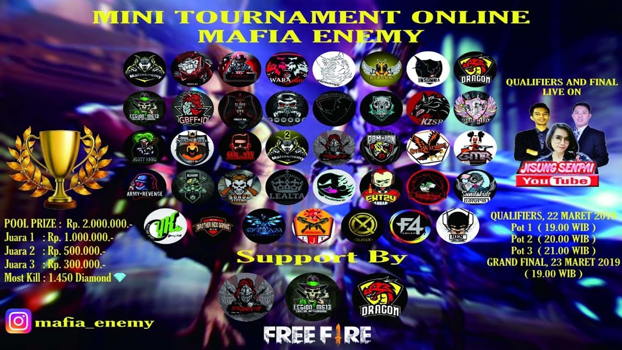 Tournament Mafia Enemy Qualifikasi Pot 1 2 Amp 3 Give Away 200k