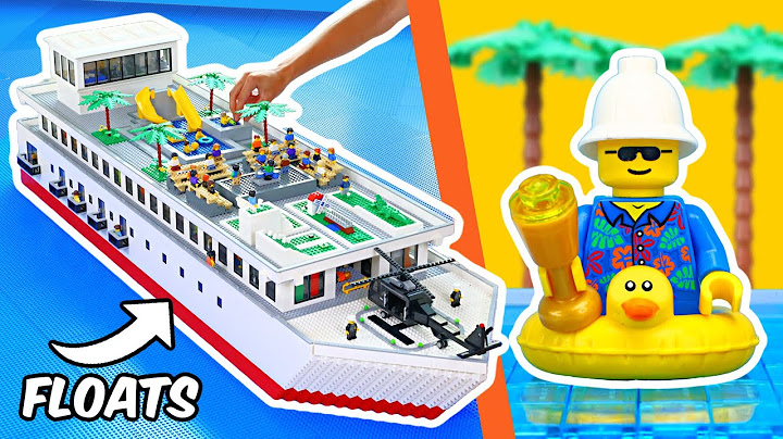 J'ai construit un NAVIRE DE CROISIÈRE LEGO...