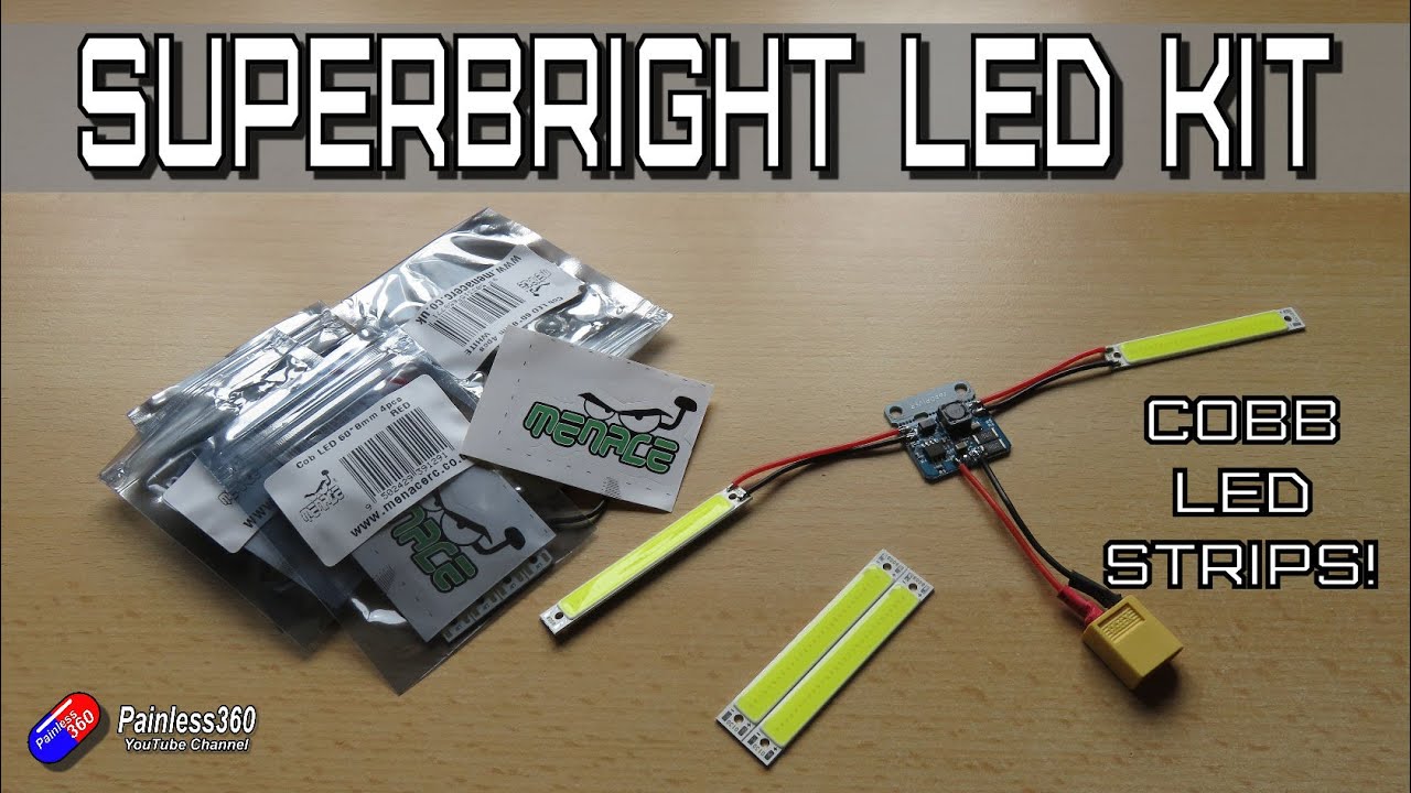 NEW Super Bright, Controllable COB LED Lights for your model! (MenaceRC COB  LED Kit V2 ) 