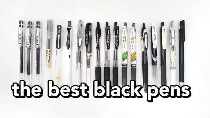 THE BEST BLACK PENS you need to add to your stationery collection