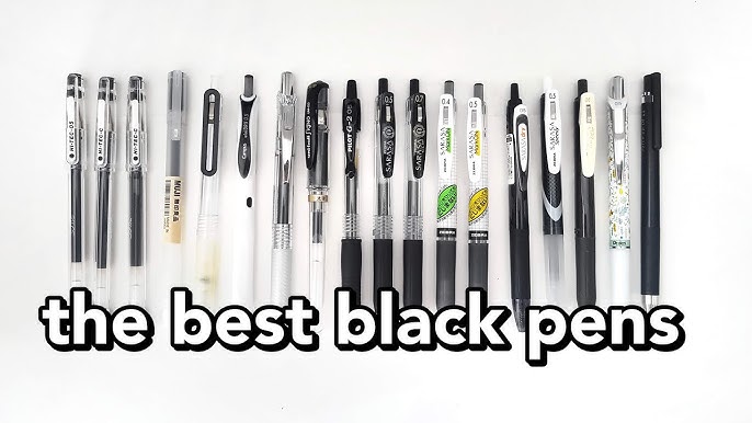 Review: Black Gel Pen Collection  Best Black Pen for Note-taking and  Journaling 