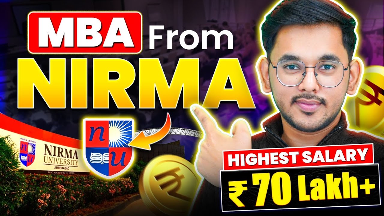 💥MBA From Nirma University | Affordable MBA🔥 CAT Cutoff, Placements & Fees 