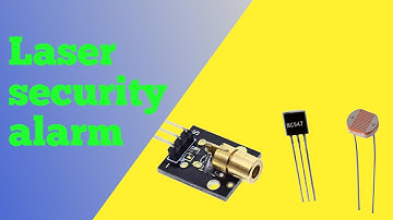 How to make laser security alarm   || Laser security door alarm by using #bc547