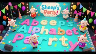 🐑🎉 Sheep’s Alphabet Party | Nursery Rhymes & Kids Songs