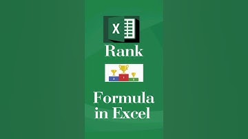 Rank formula in excel| #shorts, #excel, #tips,