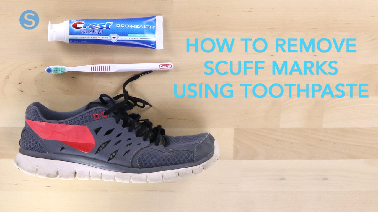How To Remove Scuff Marks From Your Shoes Using Toothpaste Simplemost