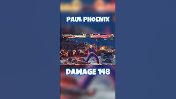 Paul Phoenix 148 Damage Floor Blast Combo #tekken8 #paulphoenix #shorts