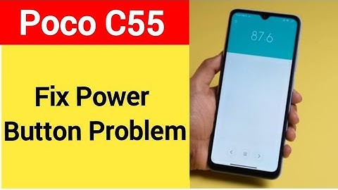 How to fix power button problem Poco C55, how to fix auto restart problem