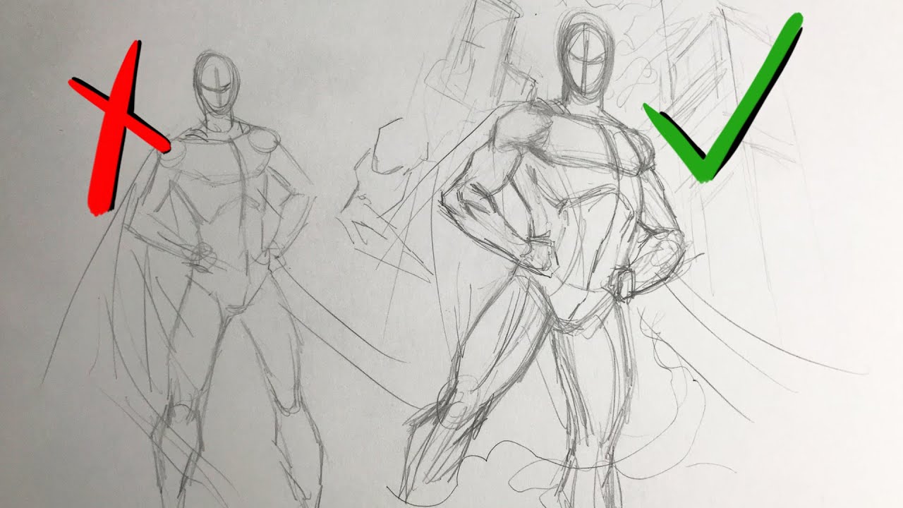 dynamic poses - Recherche Google | Drawing superheroes, Comic book art  style, Art poses