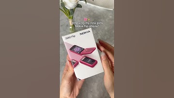 Unbox my new pink Nokia flip phone with me 💕#unboxing #asmr #flipphone #y2k #unboxingasmr