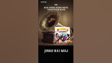 Thumbnail of #HarKisikoNahinMiltaYahanPyar Duet" featuring the melodious voices of #ManharUdhas and #SadhnaSargam