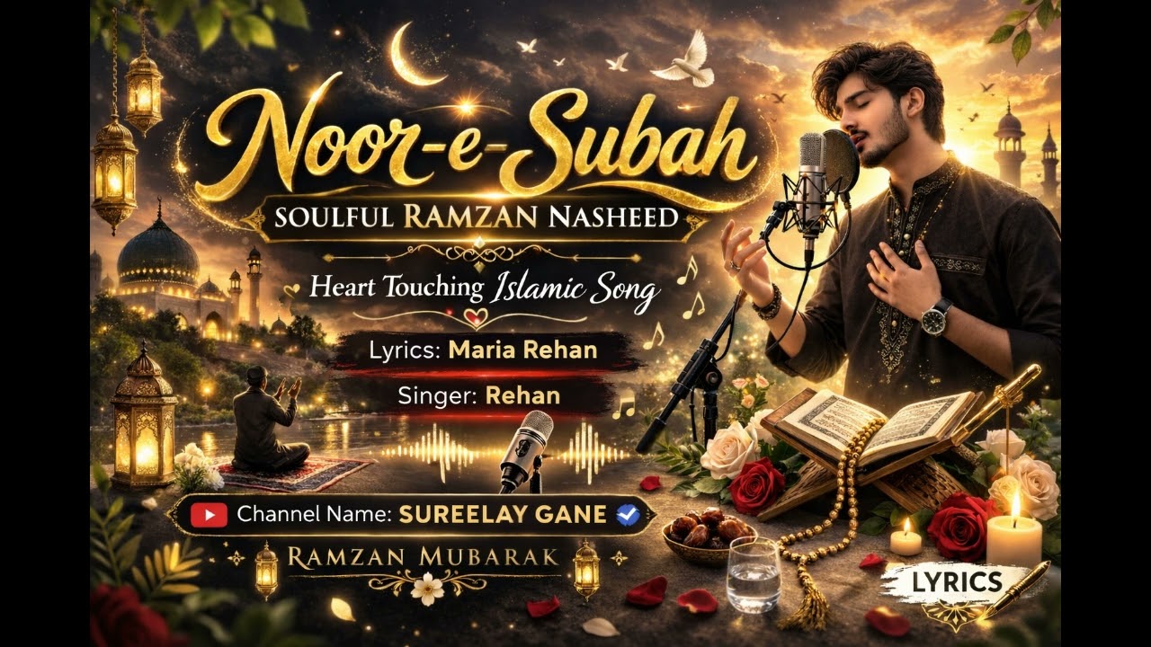 Noor-e-Subah | Soulful Ramzan Nasheed 2026 | Heart Touching Islamic Song❣️