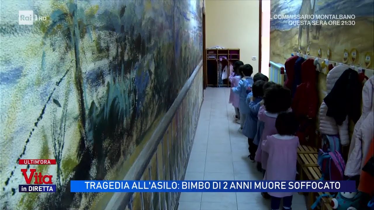 Tragedia in un asilo, bimbo di 2 anni muore soffocato - Vita in Diretta 12/11/2025