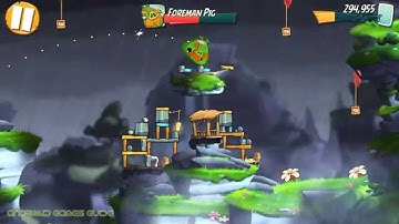 Angry Birds 2: Level 80: Walkthrough (3 STARS) Foreman Pig HD