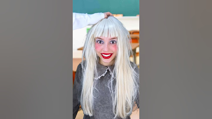 ela trouxe uma boneca amaldiçoada pra aula 😱💀 #asmr #funny