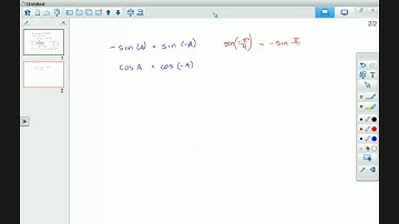 PreCalculus 7.1b  More on basic Trig Identities